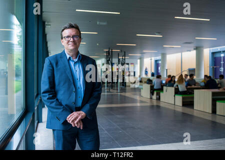 Portrait du chef de l'Université de Tilburg, Pays-Bas Banque D'Images