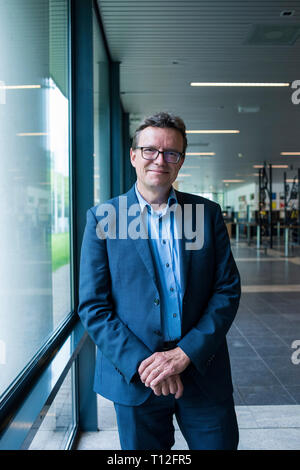 Portrait du chef de l'Université de Tilburg, Pays-Bas Banque D'Images