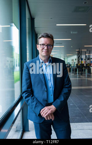 Portrait du chef de l'Université de Tilburg, Pays-Bas Banque D'Images