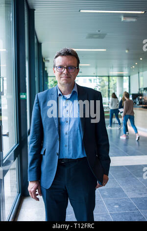 Portrait du chef de l'Université de Tilburg, Pays-Bas Banque D'Images