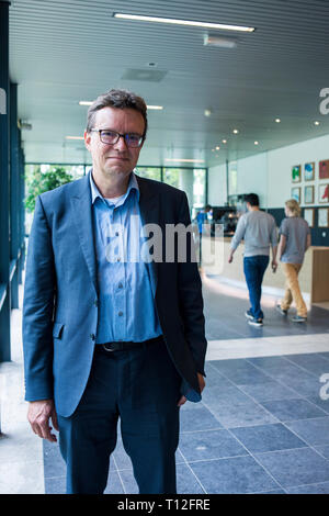 Portrait du chef de l'Université de Tilburg, Pays-Bas Banque D'Images