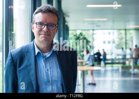 Portrait du chef de l'Université de Tilburg, Pays-Bas Banque D'Images