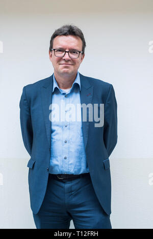 Portrait du chef de l'Université de Tilburg, Pays-Bas Banque D'Images