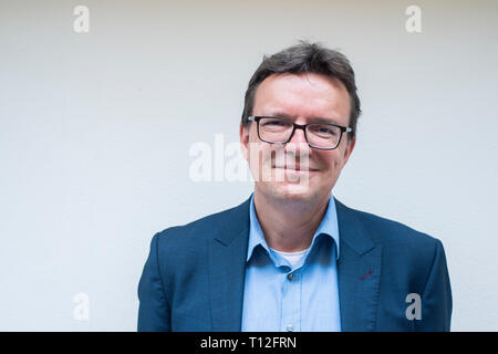 Portrait du chef de l'Université de Tilburg, Pays-Bas Banque D'Images