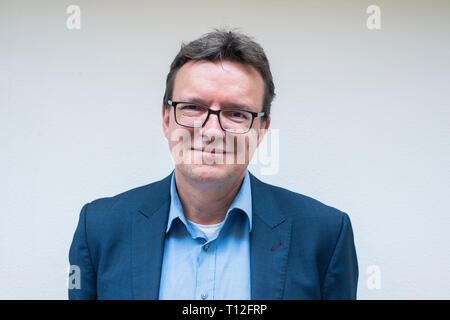 Portrait du chef de l'Université de Tilburg, Pays-Bas Banque D'Images