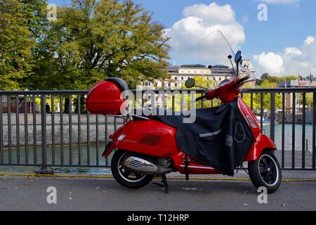 Vespa, Zürich, Suisse Banque D'Images