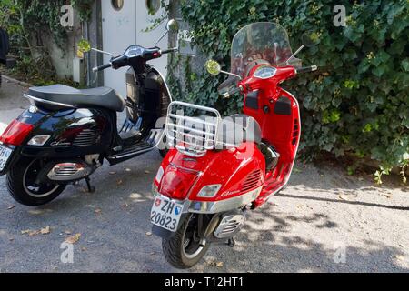 Vespa, Zürich, Suisse Banque D'Images