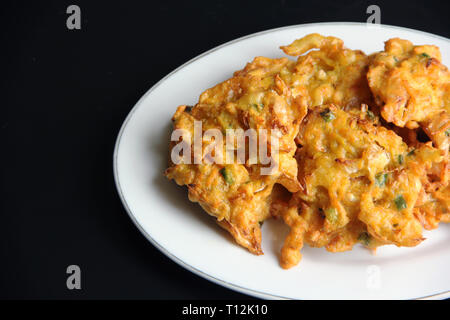 Bakwan - poêlée de légumes Tempura Goreng Banque D'Images