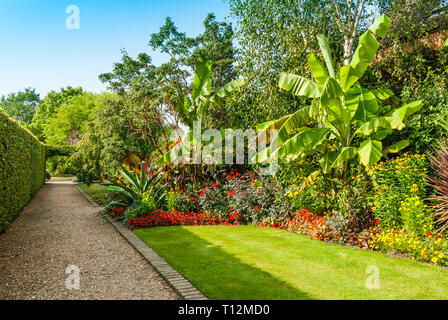 Et les jardins historiques Stapehill 4444444444444, il n'est plus ouvert au public. Banque D'Images