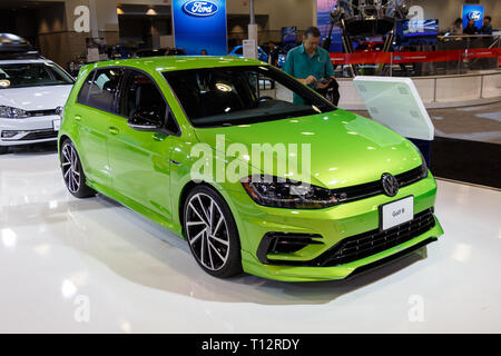 Vancouver, Canada - Mars 2019 VW Golf Banque D'Images