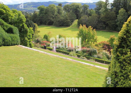 Château de Powis, le Pays de Galles. United Kingdom Banque D'Images