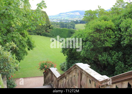 Château de Powis, le Pays de Galles. United Kingdom Banque D'Images