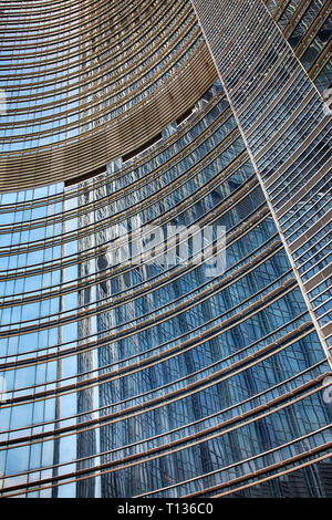 Endroit calme du bâtiment de bureaux à Hong Kong Banque D'Images