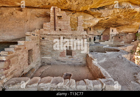 Balcony House, Cliff dwellings in Mesa-Verde-National Park, UNESCO World Heritage site, Colorado, USA, Amérique du Nord Banque D'Images