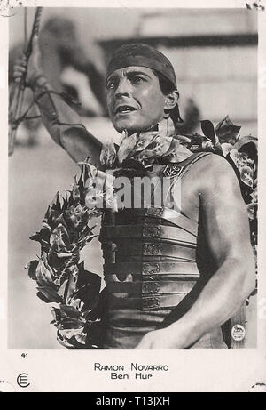 La photographie publicitaire de Ramon Novarro dans Atonement - Silent Movie era Banque D'Images