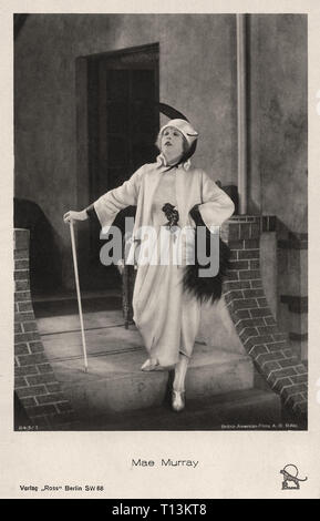 La photographie publicitaire de Mae Murray à Broadway Rose (1922) - L'ère du cinéma muet Banque D'Images