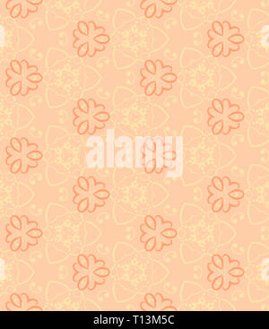 Papier transparent avec un léger motif abstrait, de pêche. Un arrière-plan de conception dans des tons pastel. Vintage style. Banque D'Images