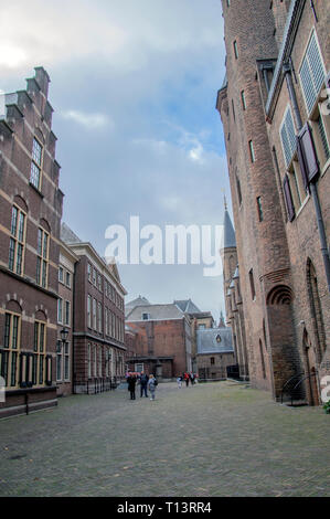 Le Binnenhof Den Haag Pays-Bas 2018 Banque D'Images