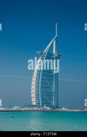 Émirats Arabes Unis, Dubai, Burj Al Arab Banque D'Images