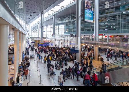 Terminal de l'aéroport de Copenhague Banque D'Images