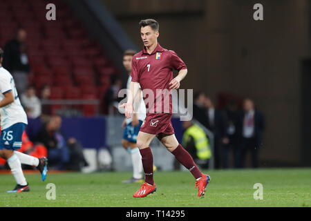 Madrid, Espagne. Mar 22, 2019. Juanpi (VEN) Football/Football : match amical entre l'Argentine 1-3 le Venezuela à l'Estadio Wanda Metropolitano de Madrid, Espagne . Credit : Mutsu Kawamori/AFLO/Alamy Live News Banque D'Images
