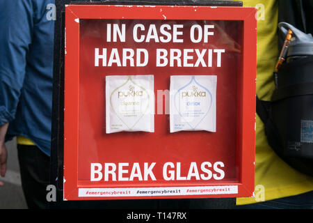 Londres, Royaume-Uni. 23 mars 2019. Plus de 1 000 000 personnes auraient participé à la marche pour un vote du peuple aujourd'hui, de Park Lane à la place du Parlement à Londres. Images-News urbain/Alamy Live News Banque D'Images