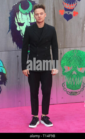 Aug 03, 2016 - Londres, Angleterre, Royaume-Uni - "suicide Squad" première européenne, l'Odéon, Leicester Square - La photo montre des arrivées : Conor Maynard Banque D'Images