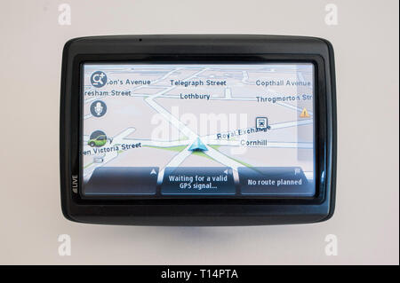 Photos de produits d'un vieux Tom Tom Sat Nav Banque D'Images