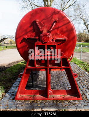 Goodwin Ball Mill. L'Etruria Industrial Museum. Stoke-on-Trent, Royaume-Uni Banque D'Images