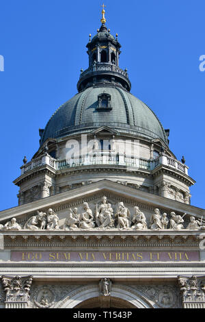 La basilique Saint-Étienne, Budapest, Hongrie. Le Szent Istvan bazilika, Budapest, Magyarország. Banque D'Images