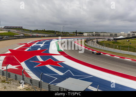 Austin, Texas, États-Unis. Mar 23, 2019. ALEXANDER ROSSI (27) des États-Unis passe par les tours au cours de la pratique pour l'Indycar classique au Circuit Of The Americas à Austin, Texas. (Crédit Image : © Walter G Arce Sr Asp Inc/ASP) Banque D'Images