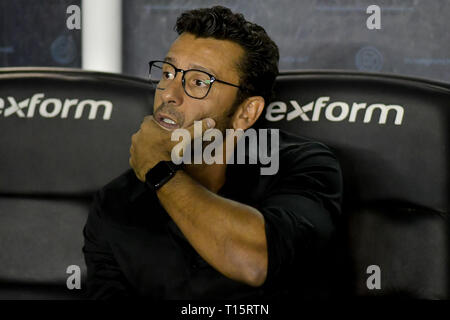 RJ - Rio de Janeiro - 03/23/2019 - 2019, Vasco x Bangu -Alberto Valentim Vasco techniques pendant le match contre Bangu à Sao Januario Stadium pour le championnat Carioca en 2019. Photo : Thiago Ribeiro / AGIF Banque D'Images