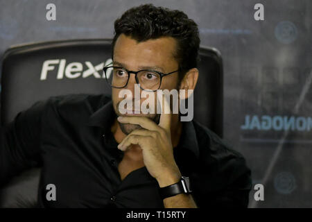 RJ - Rio de Janeiro - 03/23/2019 - 2019, Vasco x Bangu -Alberto Valentim Vasco techniques pendant le match contre Bangu à Sao Januario Stadium pour le championnat Carioca en 2019. Photo : Thiago Ribeiro / AGIF Banque D'Images