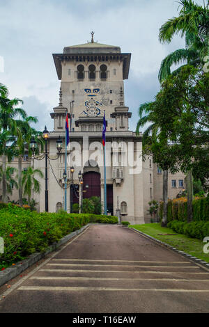 Extérieur de la crise imminente de l'édifice du gouvernement du Sultan Ibrahim Bangunan à Johor Bahru, Malaisie. C'est construit dans le style mauresque, mauresques. Banque D'Images