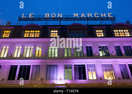 Le Bon Marche store, Paris, France Banque D'Images