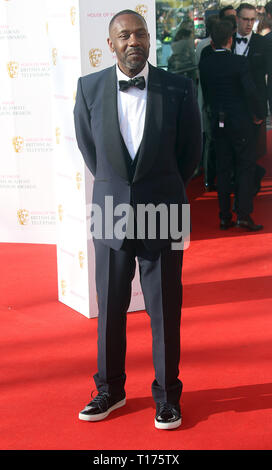 Mai 08, 2016 - Londres, Angleterre, Royaume-Uni - BAFTA TV Awards 2016, Royal Festival Hall - La photo montre des arrivées : Sir Lenny Henry Banque D'Images