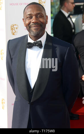 Mai 08, 2016 - Londres, Angleterre, Royaume-Uni - BAFTA TV Awards 2016, Royal Festival Hall - La photo montre des arrivées : Sir Lenny Henry Banque D'Images