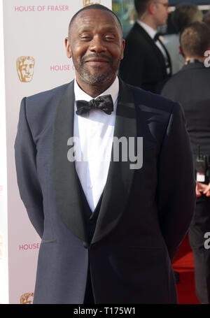 Mai 08, 2016 - Londres, Angleterre, Royaume-Uni - BAFTA TV Awards 2016, Royal Festival Hall - La photo montre des arrivées : Sir Lenny Henry Banque D'Images