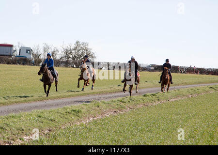 2019 Kiplingcotes Derby Banque D'Images