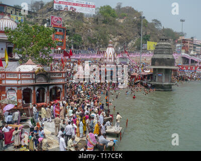 Kumbh Mela à Haridwar, Inde Banque D'Images