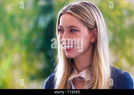 Braunschweig, Allemagne. 24 mars, 2019. Loewen Classics Braunschweig. Emploi Eve (USA) au cours de la conférence de presse à Loewen classiques. Braunschweig, Allemagne. 3/24/19 © Tomas/Holcbecher Alamy Live News Banque D'Images