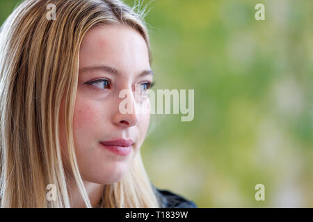 Braunschweig, Allemagne. 24 mars, 2019. Loewen Classics Braunschweig. Emploi Eve (USA) au cours de la conférence de presse à Loewen classiques. Braunschweig, Allemagne. 3/24/19 © Tomas/Holcbecher Alamy Live News Banque D'Images
