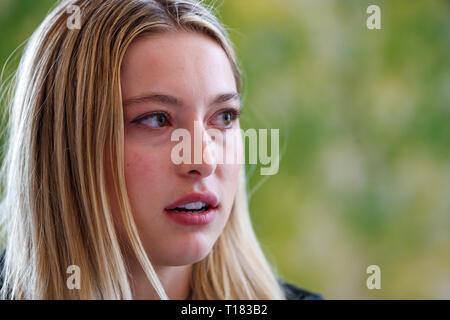 Braunschweig, Allemagne. 24 mars, 2019. Loewen Classics Braunschweig. Emploi Eve (USA) au cours de la conférence de presse à Loewen classiques. Braunschweig, Allemagne. 3/24/19 © Tomas/Holcbecher Alamy Live News Banque D'Images