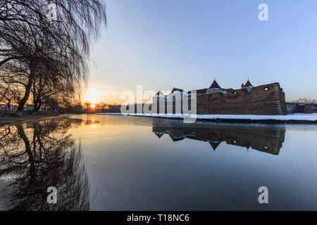 Brasov citadelle construite en Transylvanie au Xvème siècle. Banque D'Images