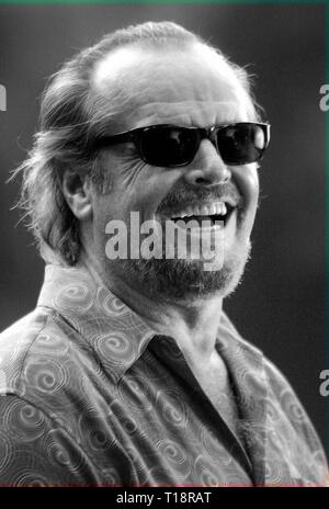 JACK NICHOLSON 2002 TOURNAGE SUR LE FILM 'LA COLÈRE' Photo de John Barrett/PHOTOlink Banque D'Images