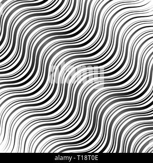 Des lignes ondulées Abstract background Banque D'Images