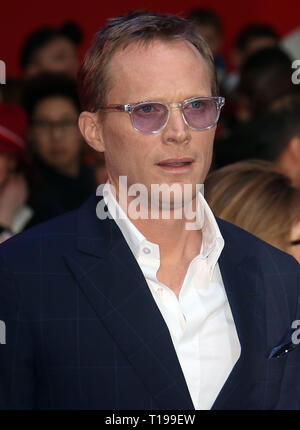 Apr 26, 2016 - Londres, Angleterre, Royaume-Uni - Captain America : Guerre civile European Film Premiere, Vue Westfield - Tapis Rouge photo montre des arrivées : Paul Bettany Banque D'Images