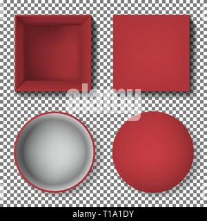 Vecteur de l'encadré rouge Illustration de Vecteur