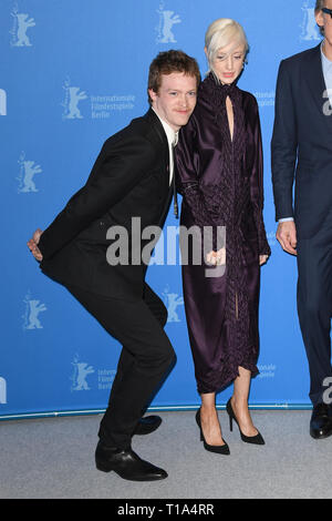 Caleb Landry Jones et Andrea Riseborough assister au 69e Festival du Film de Berlin photocall pour la bonté des étrangers © Paul Treadway Banque D'Images