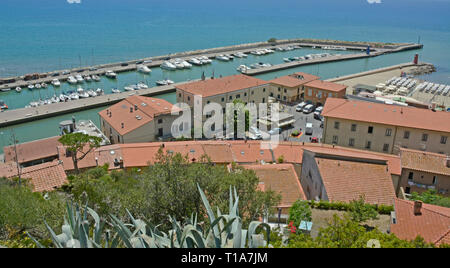 Castiglione della Pescaia, sur la côte de la Toscane, Italie Banque D'Images